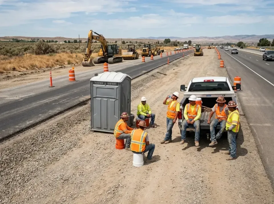 highway-road-construction-crew-007 — frequently asked questions, Porta Potty and Restroom Rentals in Marion, AR